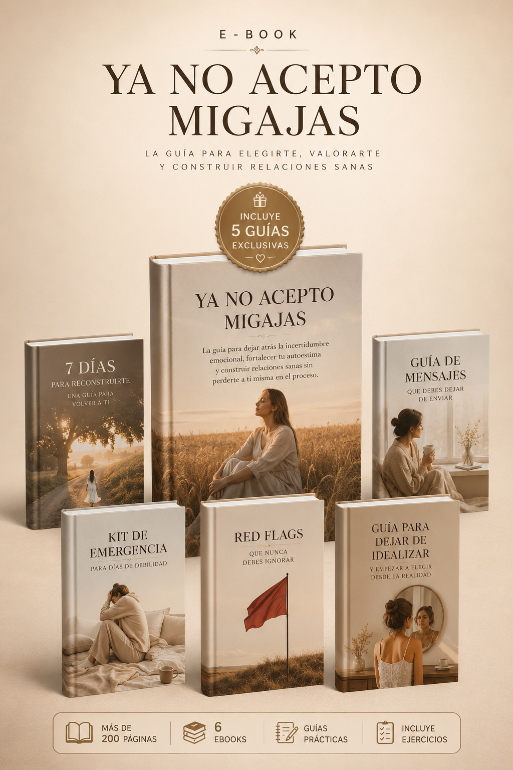 Ya No Acepto Migajas | Ebook + 5 Bonos Exclusivos